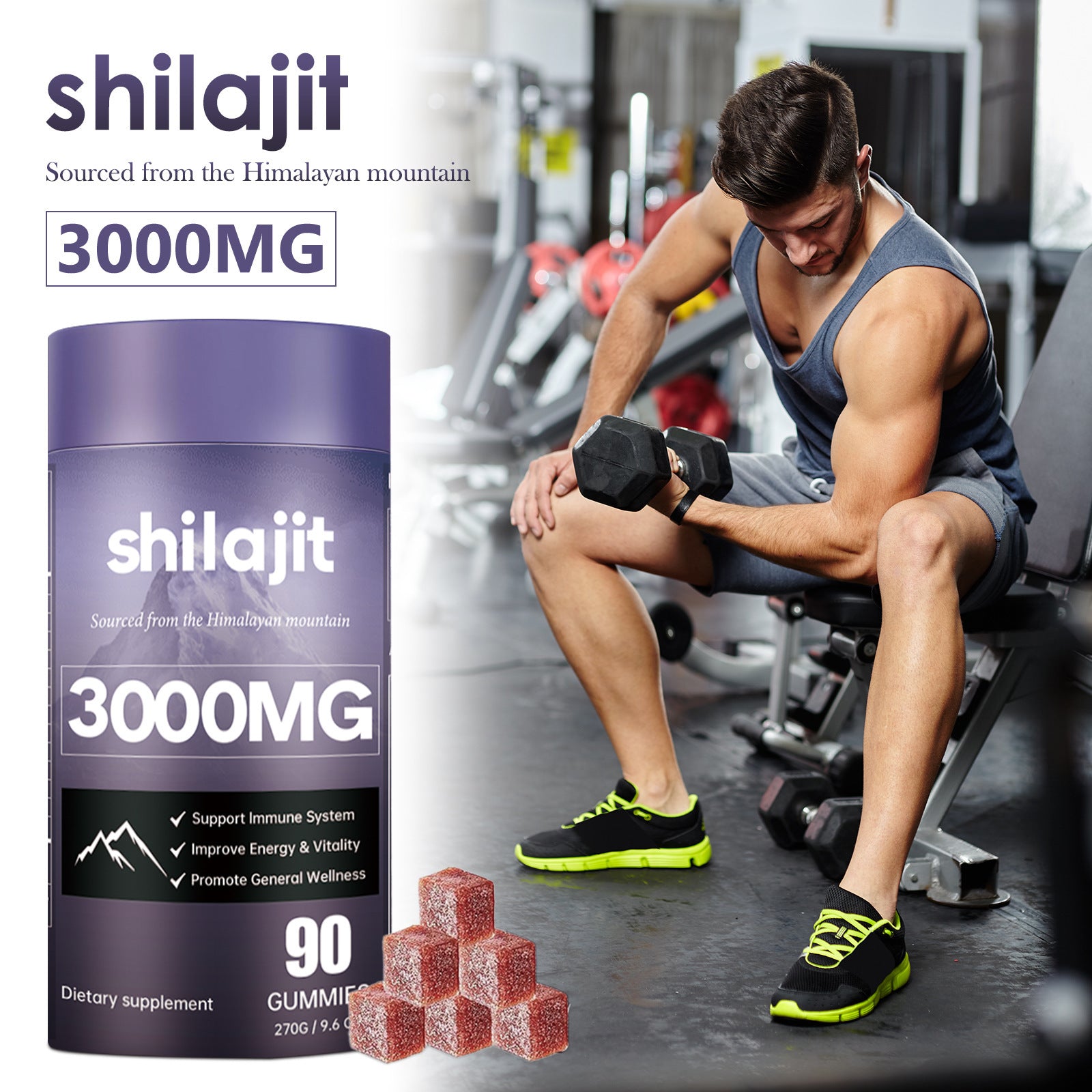 Shilajit Energy Soft Candy Improves Resistance And Supplements Energy